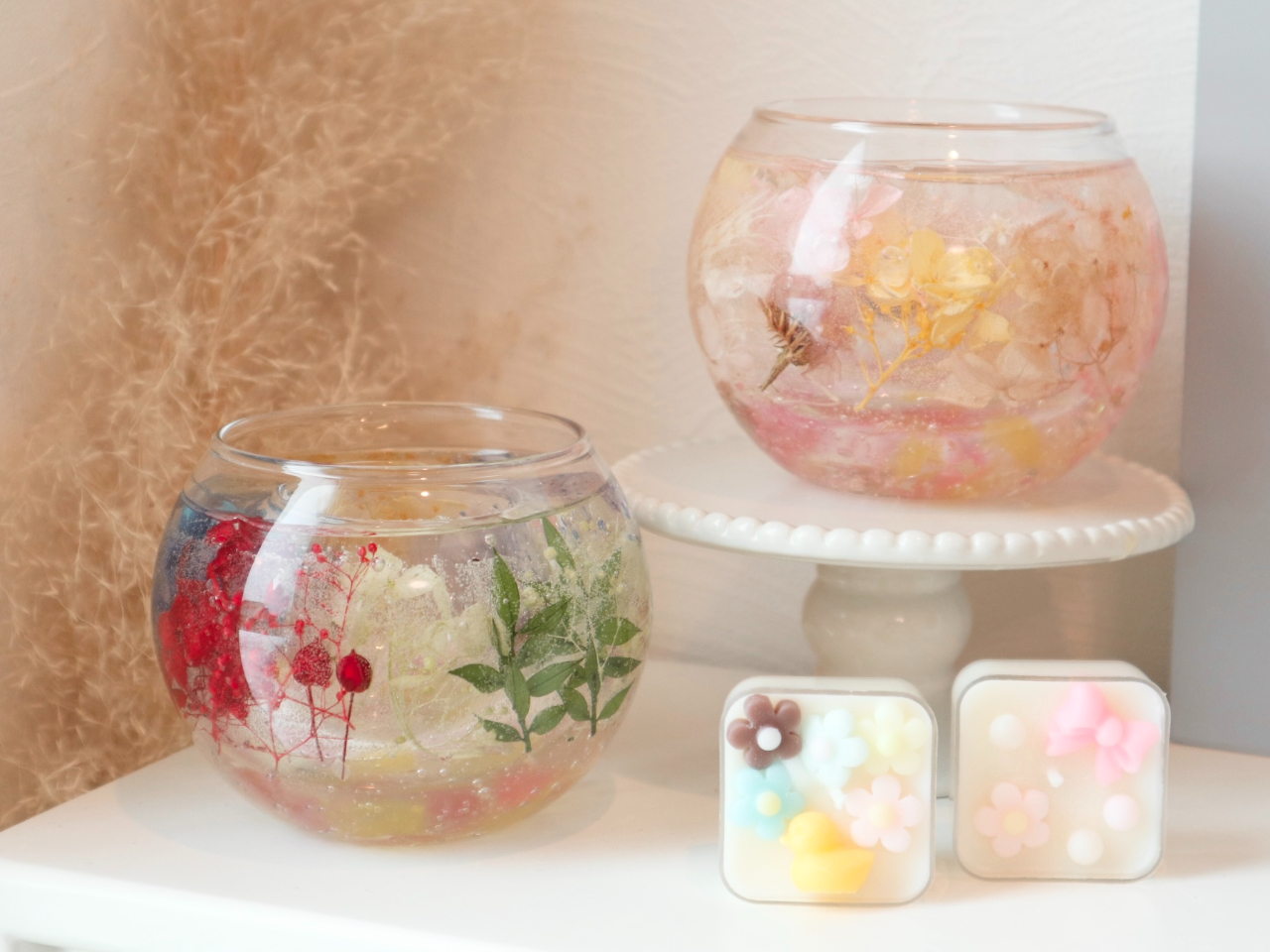 【ボタニカルジェルランタン】繰り返し使える幻想的なジェルランタン体験♪