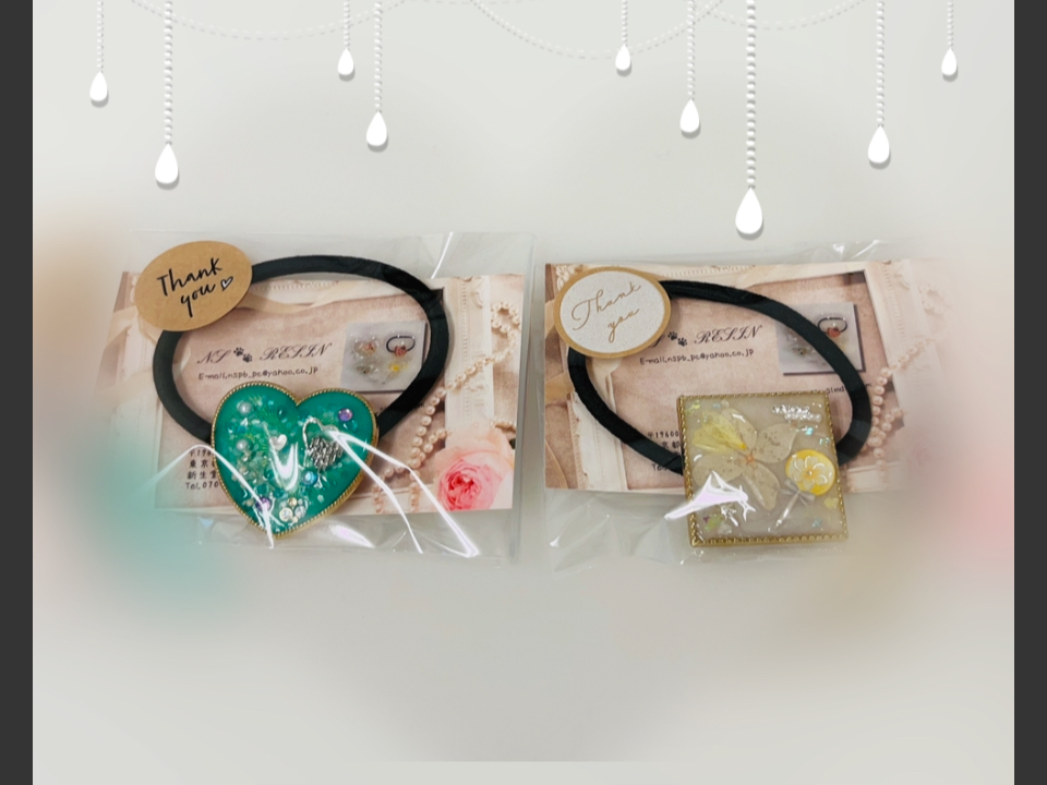 昭島駅徒歩3分】レジンで作るヘアゴム制作体験♪初めてのレジン