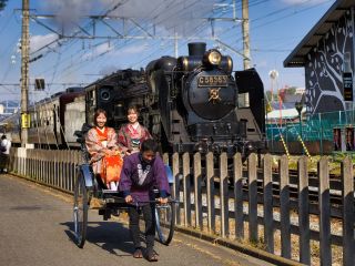 日にち・時間のタイミングが合えばSLともお写真が撮れます。