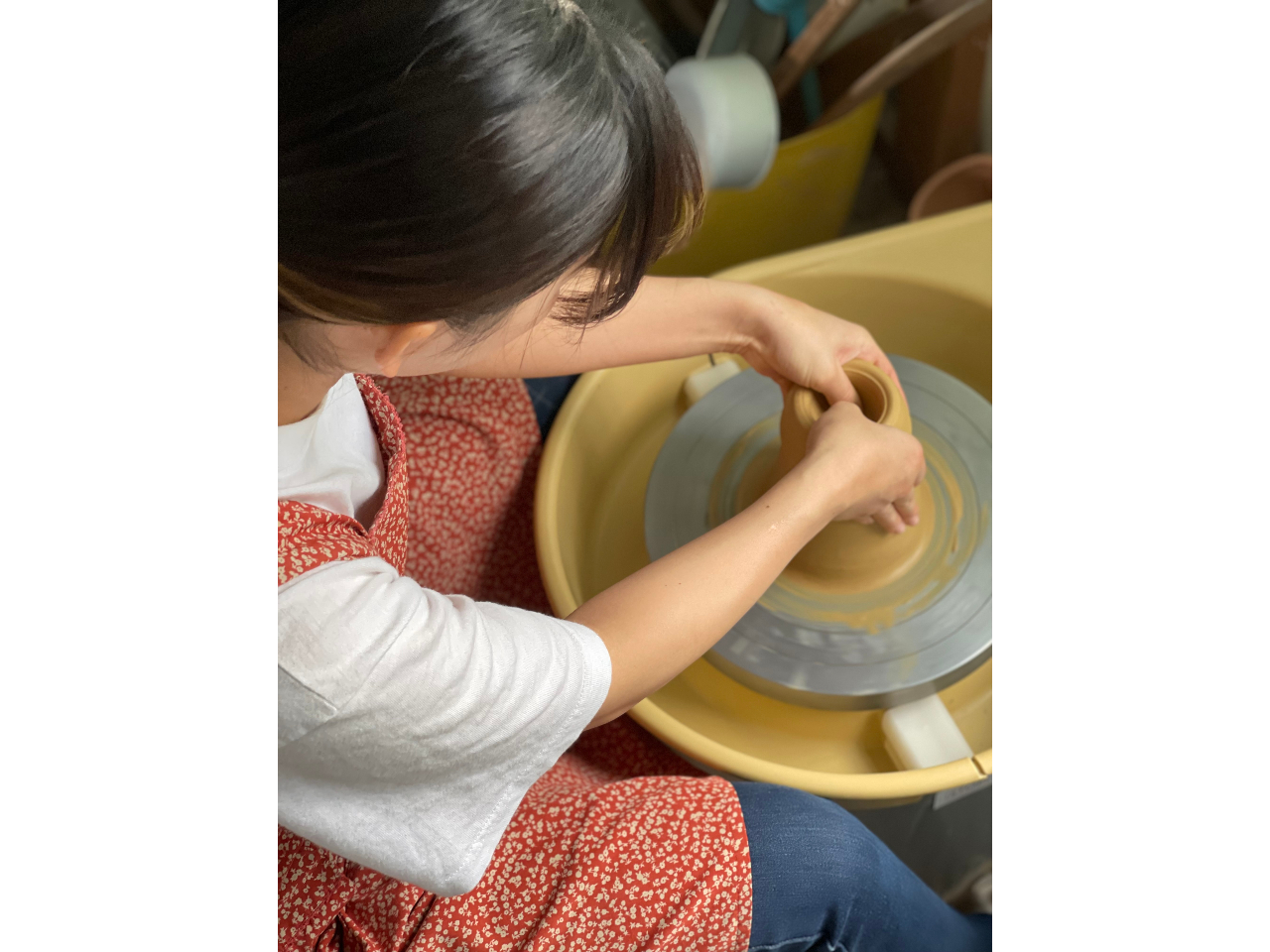 【福岡古賀市×陶芸電動ロクロコース】初心者・お1人様も大歓迎♪~女性・カップル・...