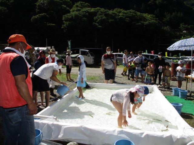 7月には魚つかみも開催予定です!