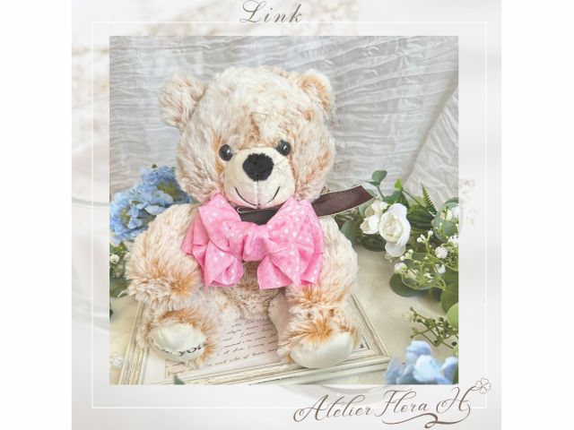 4,000円コース 甘すぎず、お色合わせで幅広い年齢層の方にご利用いただける、可愛いおリボン。ライセンスコースは別途料金となりますが、サイズ展開豊富です!