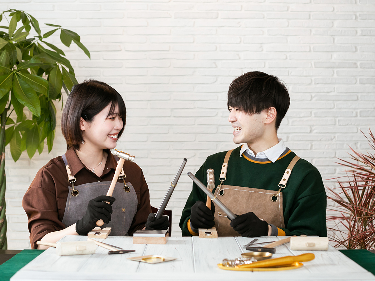 ≪平日はこちら≫【手作りペアリングづくり】\ふたりの大切な記念日・思い出に/カッ...