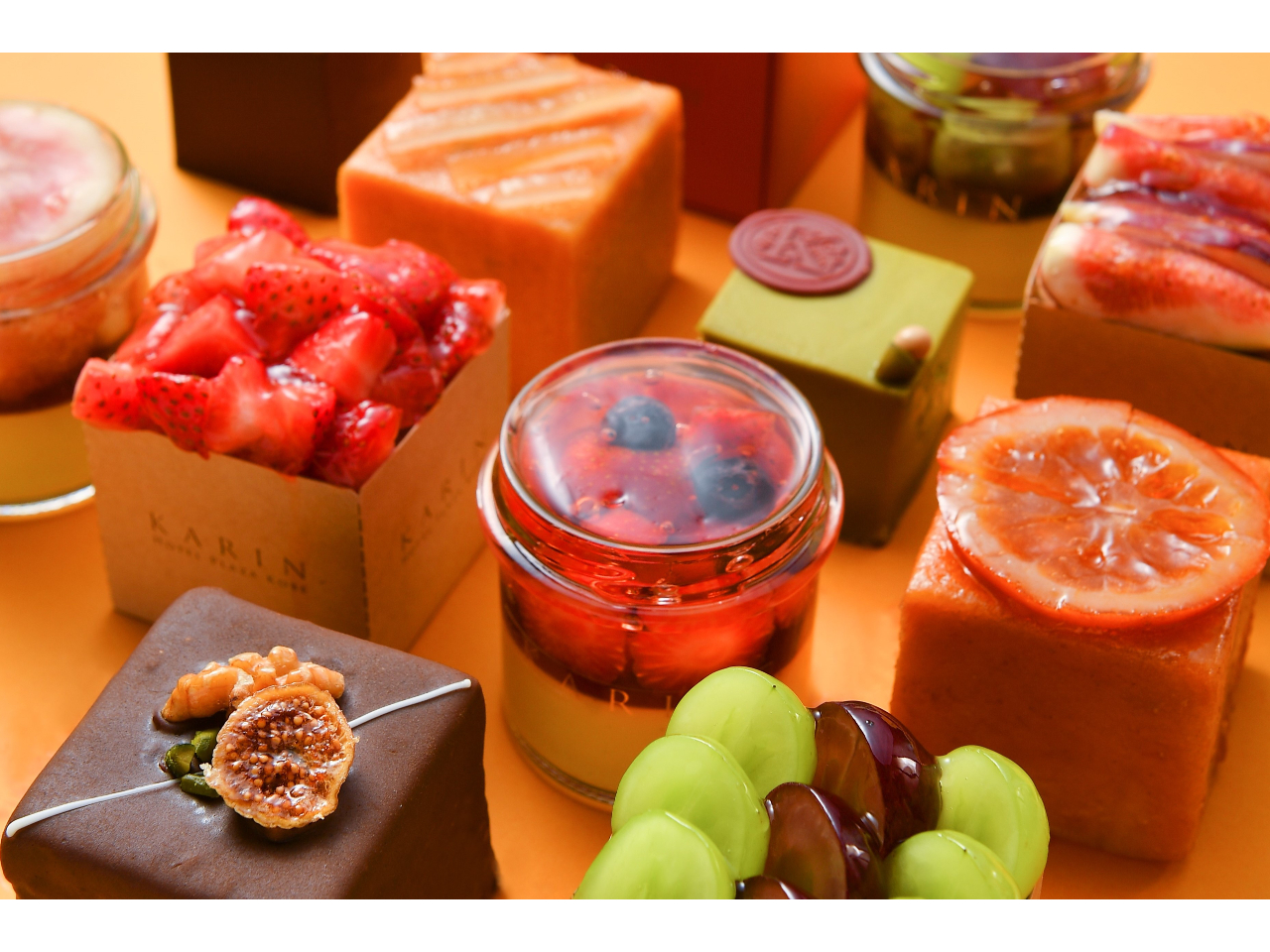 KARINのデザートです(当プランのセットメニューとは異なる場合があります。)