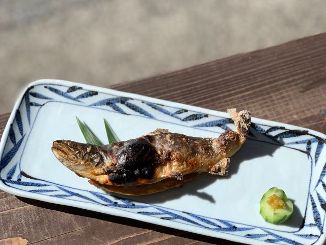岩魚の塩焼き