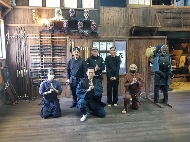 修了後に希望者と記念撮影