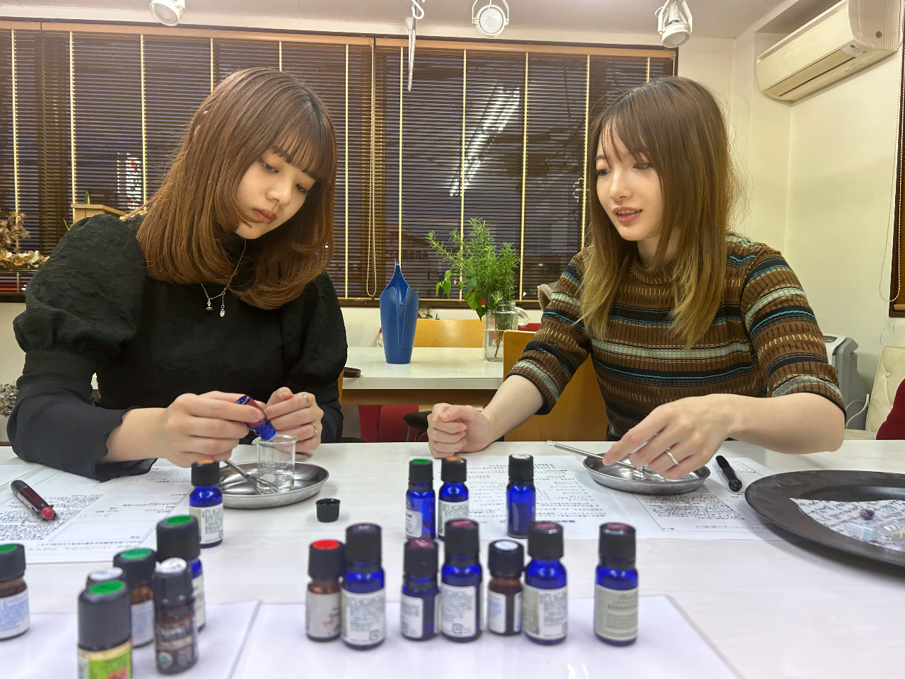 友達同士でブレンド