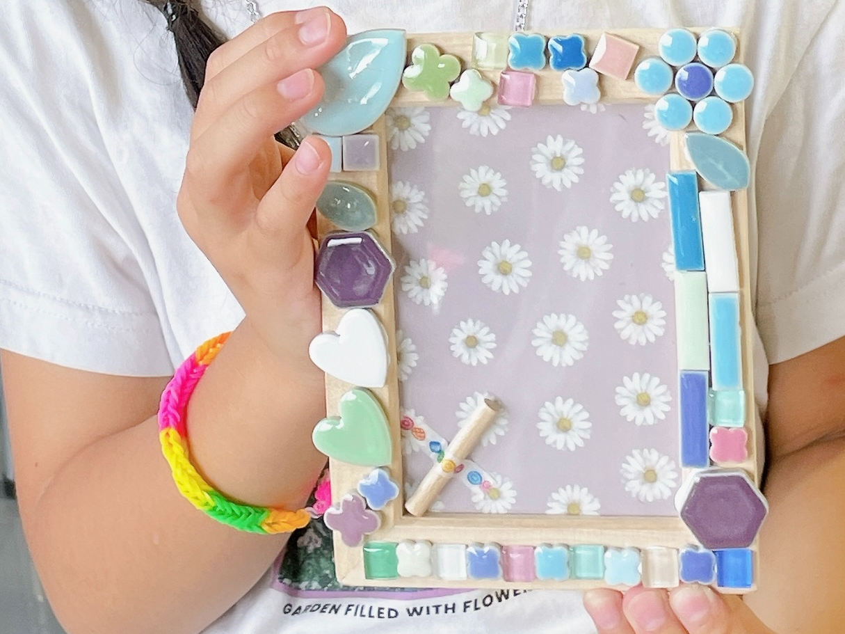 三重県桑名市】タイルフォトフレーム作り☆・゜タイルクラフト体験