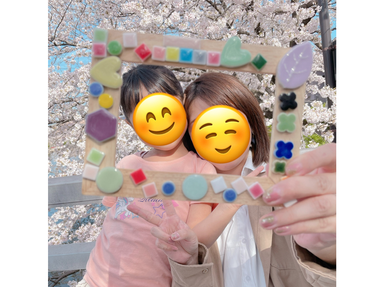 三重県桑名市】タイルフォトフレーム作り☆・゜タイルクラフト体験