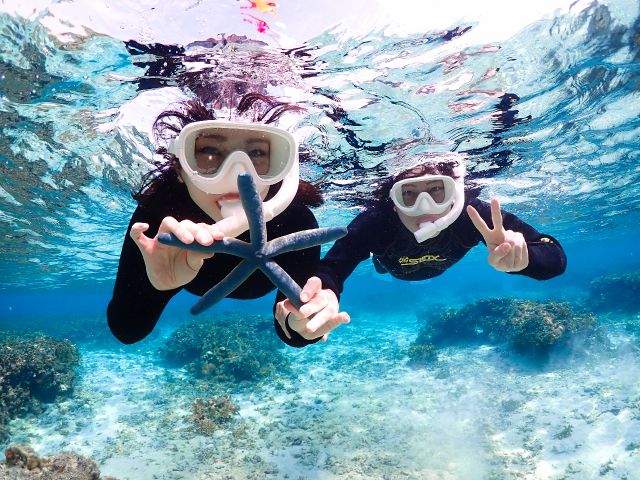 ナイススマイル!宮古島の海で気分リフレッシュ!