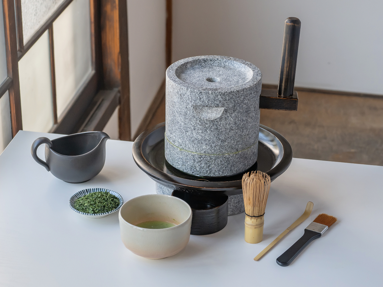 岡山・倉敷】石臼で抹茶を挽き点てて味わう特別な抹茶体験♪抹茶アフォ
