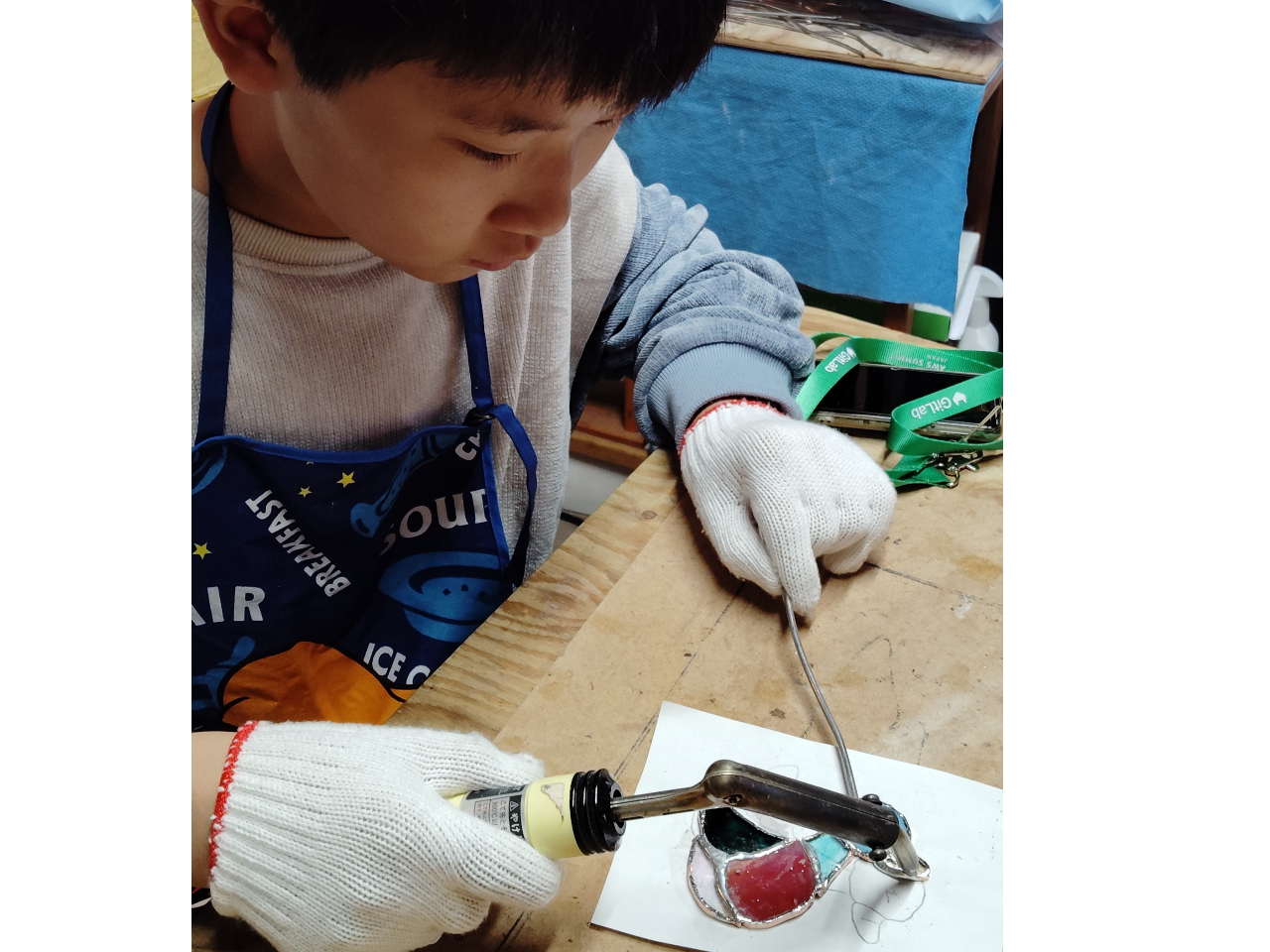 �D�݂̐}�Ă���I��ŁA�K���X�J�b�g,  ������ƁA�e�[�v�����A�͂񂾕t���A�d�グ�H���W��