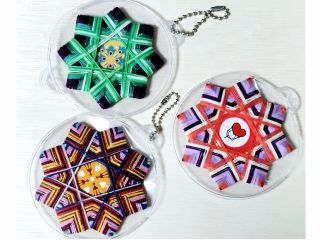 カバー付き 糸の配色かけ方でオリジナルができる