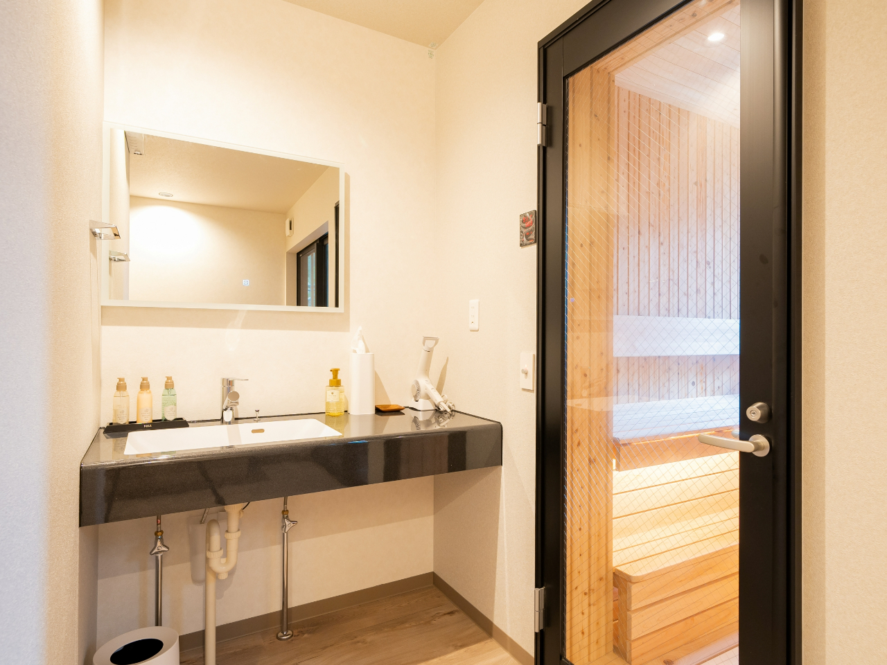 グループルームの洗面スペース