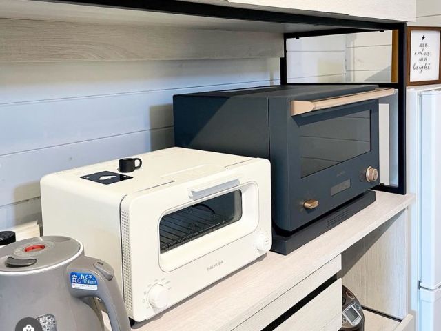 家電や食器類も完備。ご自由にお使いください。