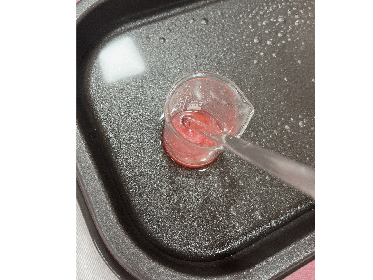 湯煎で溶かして…