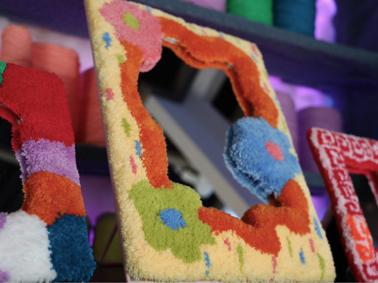 タフティングミラー体験〈40x40cm〉｜初心者OK！お部屋のアクセントに