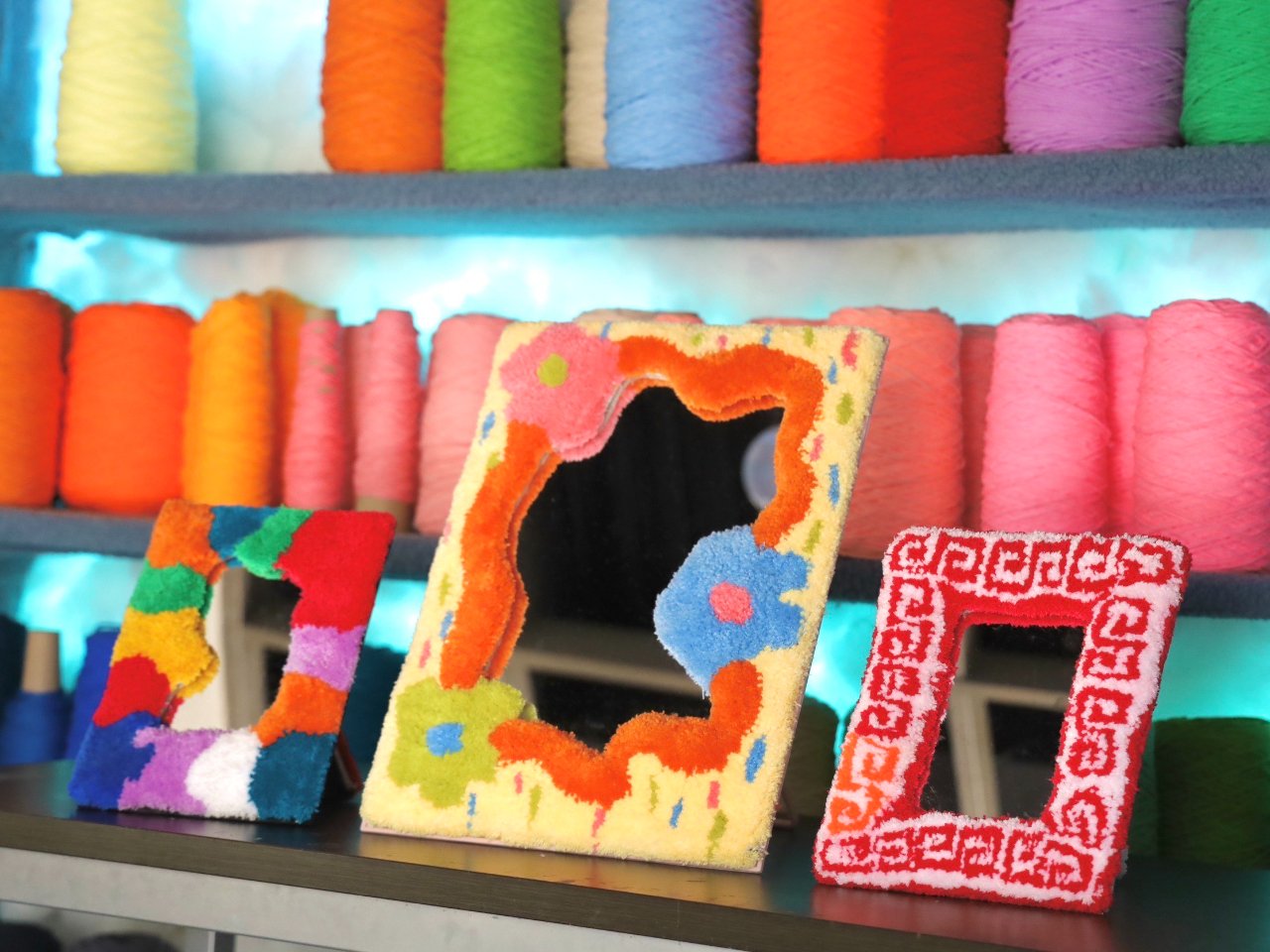 タフティングミラー体験〈40x40cm〉｜初心者OK！お部屋のアクセントに