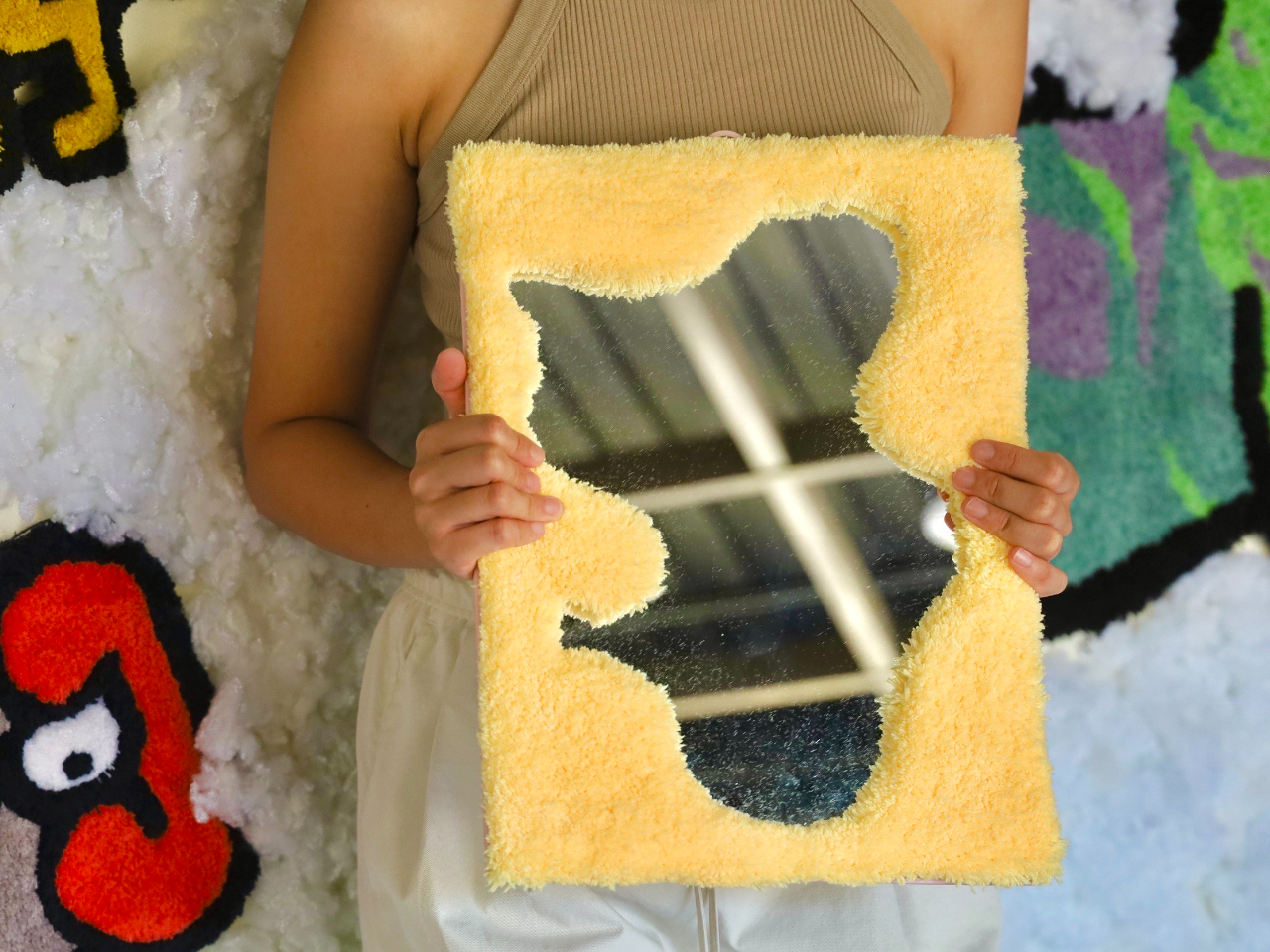 タフティングミラー体験〈40x40cm〉｜初心者OK！お部屋のアクセントに