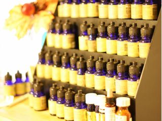 沢山のアロマから香りをお選びいただけます。