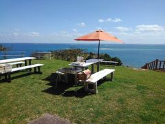 広がる海を眺めながらのBBQは最高!