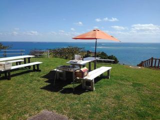 広がる海を眺めながらのBBQは最高!