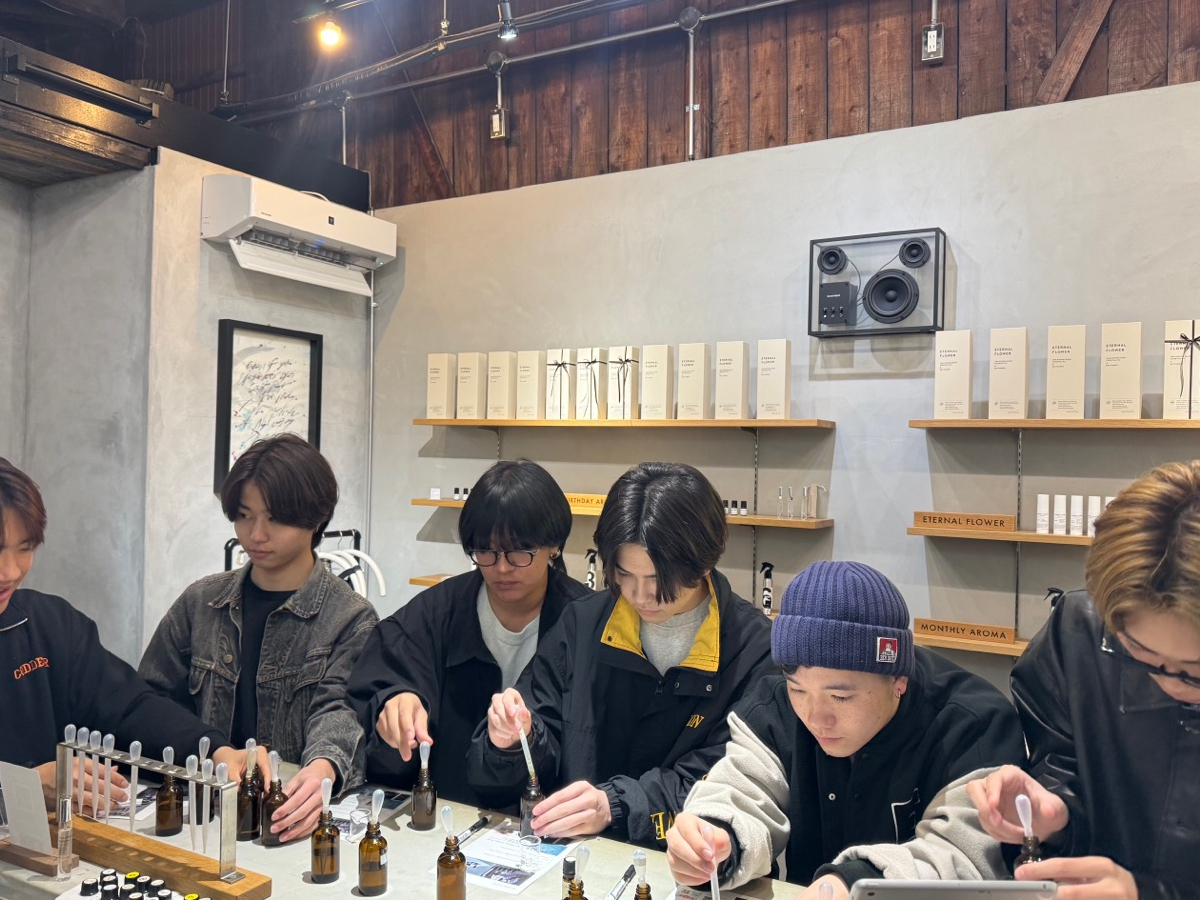 男女問わず人気の調香体験