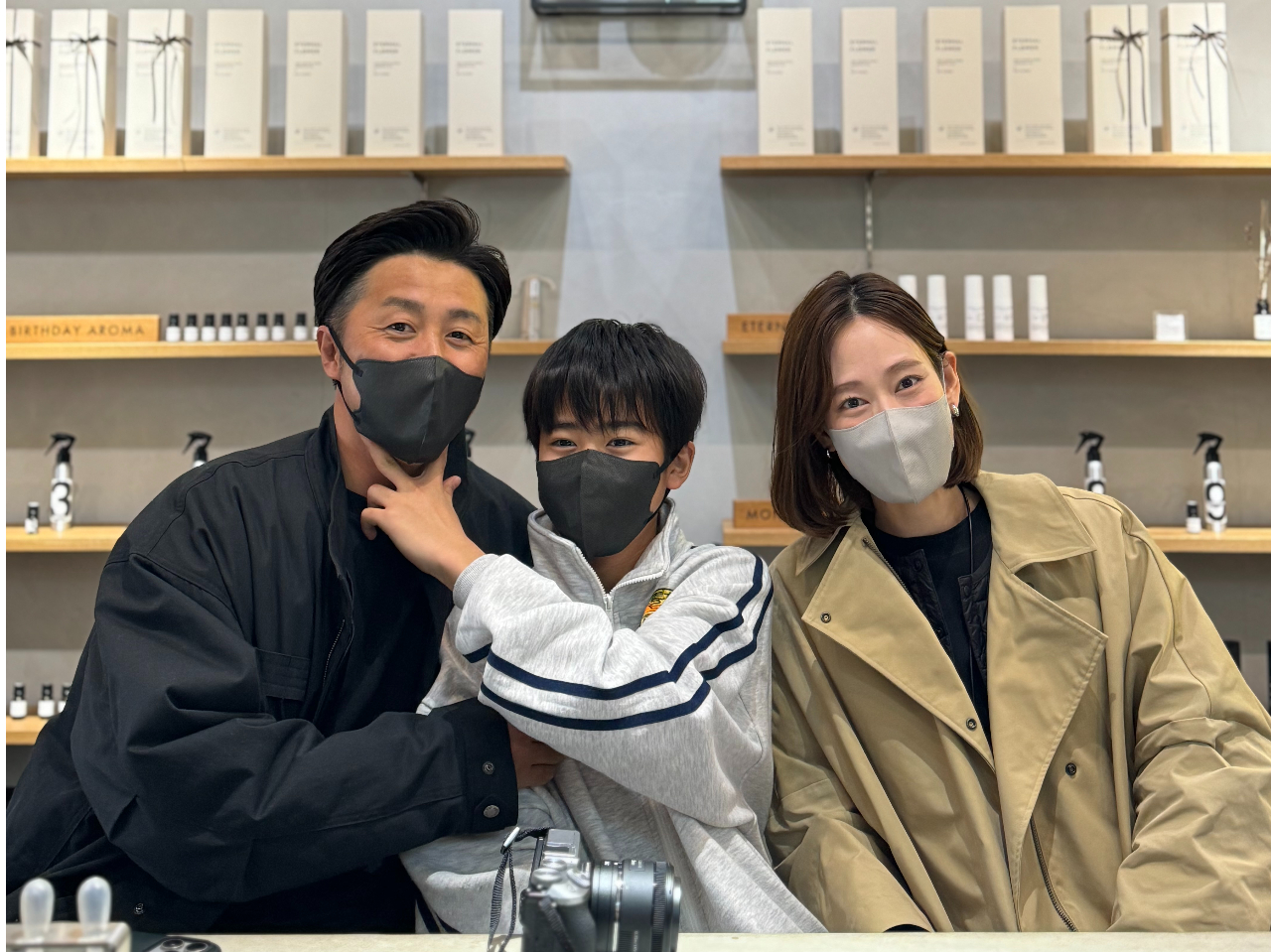 休みの前の日に家族で夜あそび♪