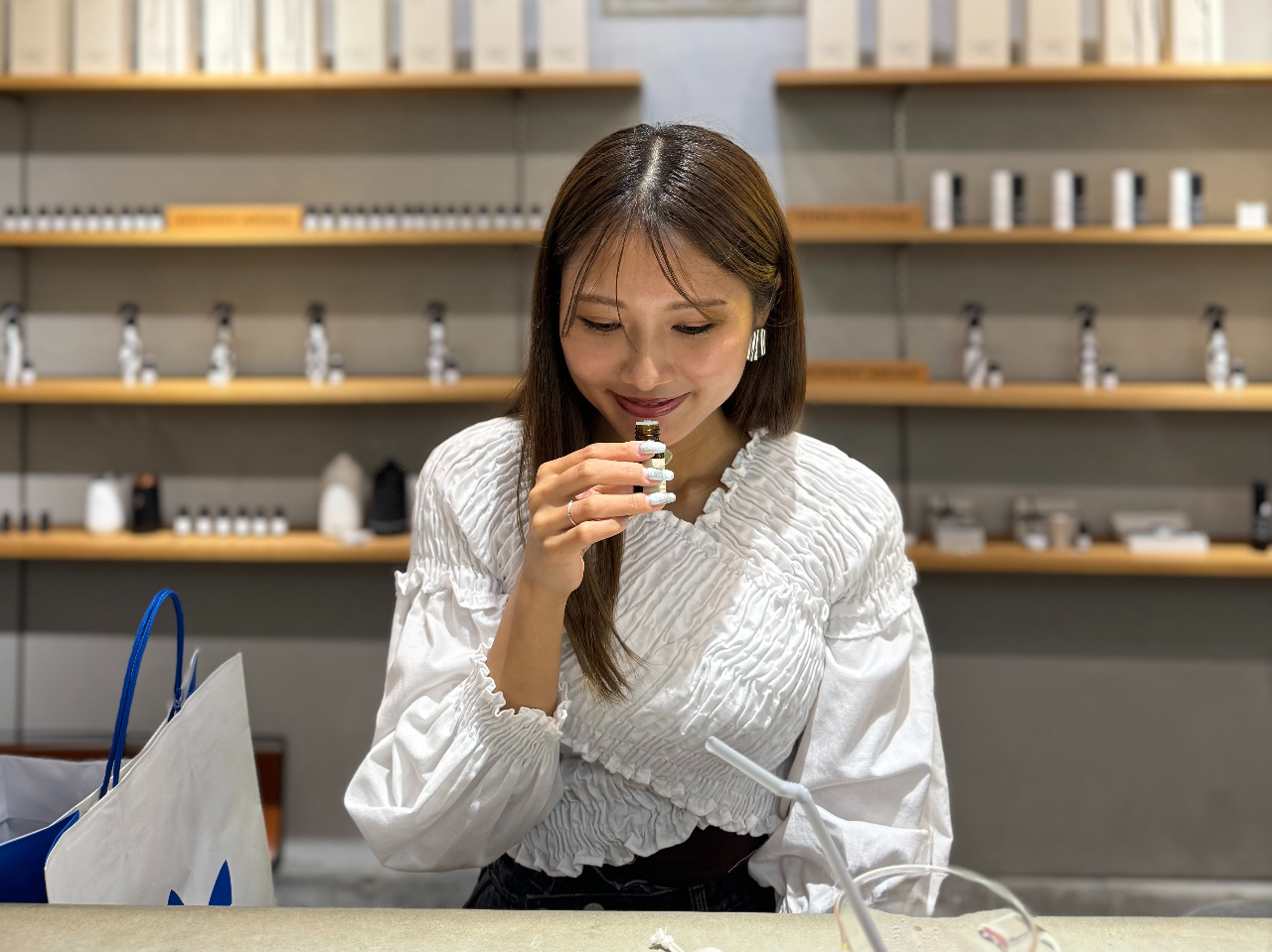 12種類の香りの中から好きな香りを選んでいきます