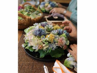 グリーンに囲まれた癒しのお部屋に、 癒しのBGMを聴きながら アットホームで和やかにレッスン。