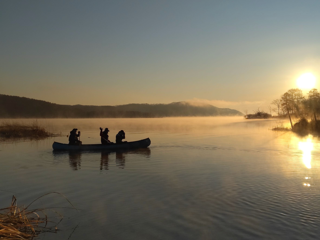 【カヌーで探検！】All season canoe　釧路湿原を流れるアレキナイ川...