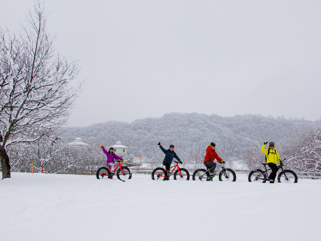 冬のハッカミントライド FATBIKEでめぐる北見の冬とハッカ文化【1日1組限定...