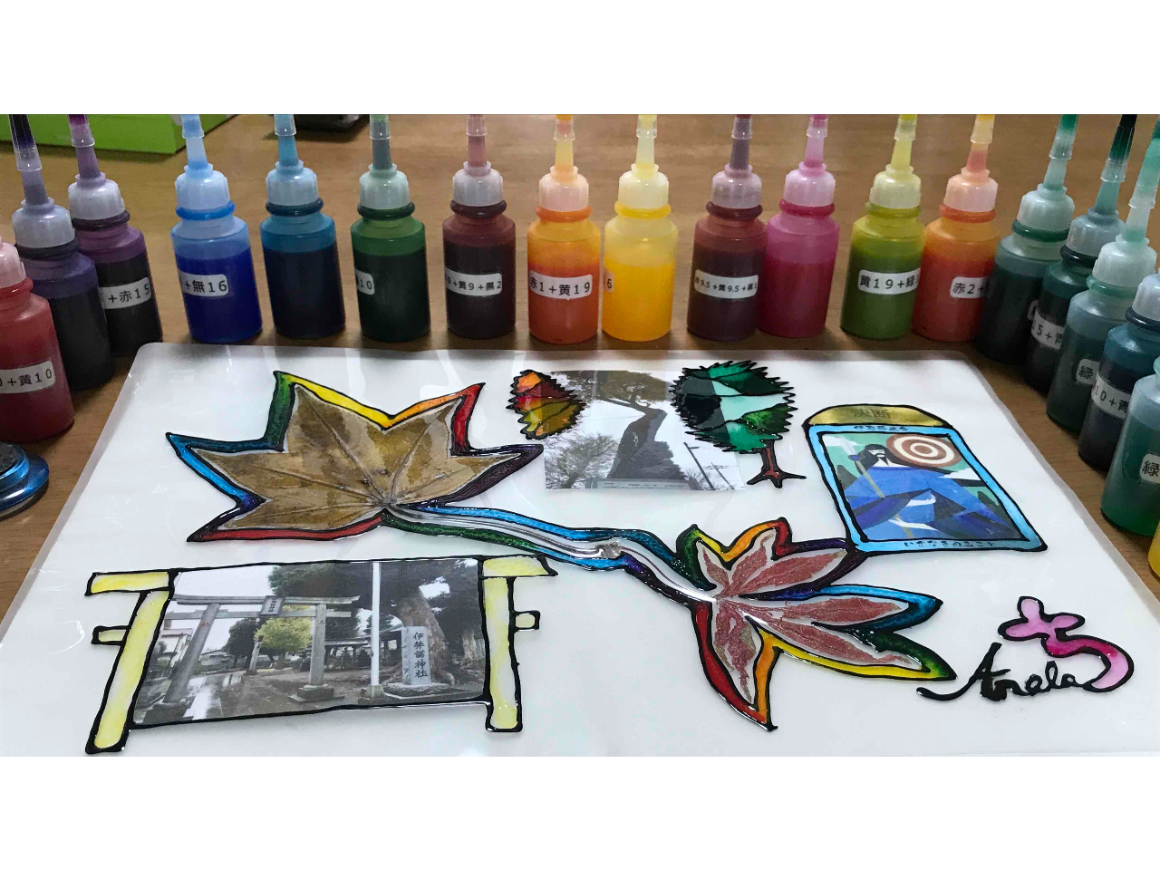 【上級編♪己書・ディンプルアート】己書・ディンプルアートの本格体験!コラボも有♪