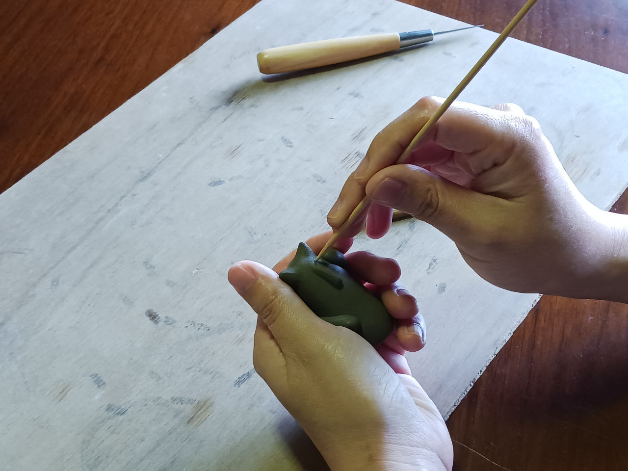 愛媛・鬼北町】＼鬼のハニワ／「おにわ」と「こにわ」を作る陶芸体験