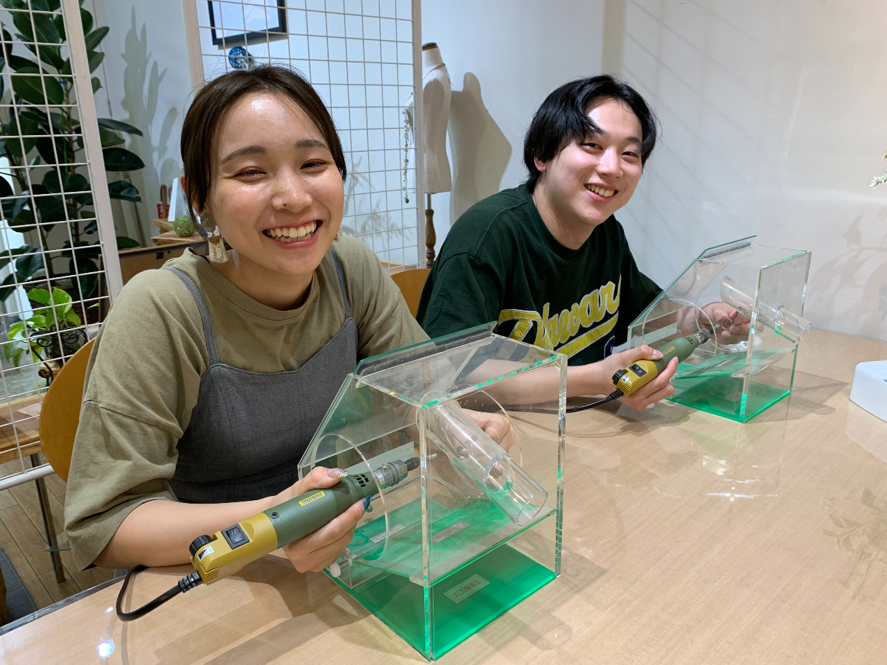 いろんな道具を使いながら、リング作りを楽しみましょう♪