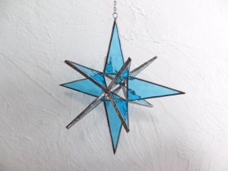 大きさ 縦横 約12pの立体物です。お色は水色、クリア、黄色をご用意いております。