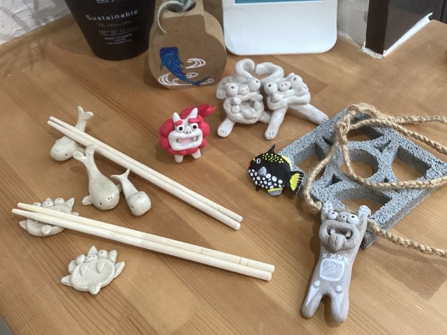 箸置きやペンダントトップも