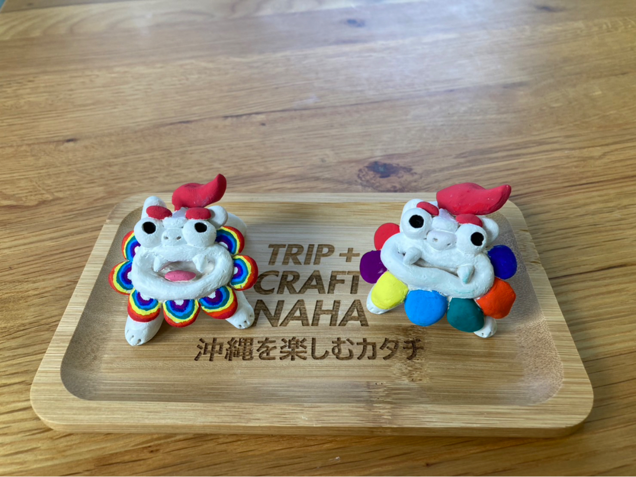 シーサー作り☆成形から絵付まで全部楽しめる☆当日持ち帰り