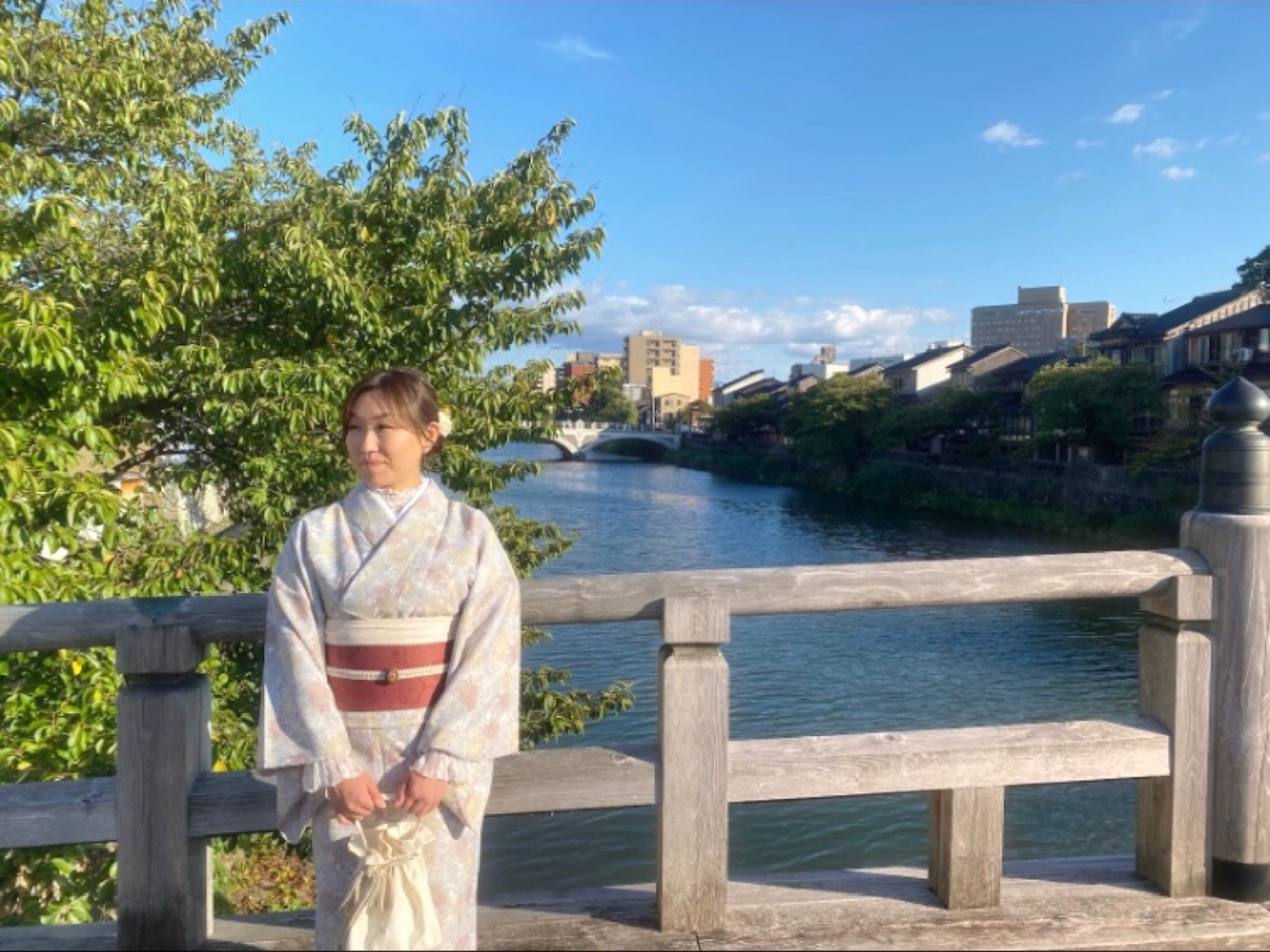 【金沢 持込み着付け 着物】ご自身のきもの(小紋)でお着付け~小物類のレンタルも...