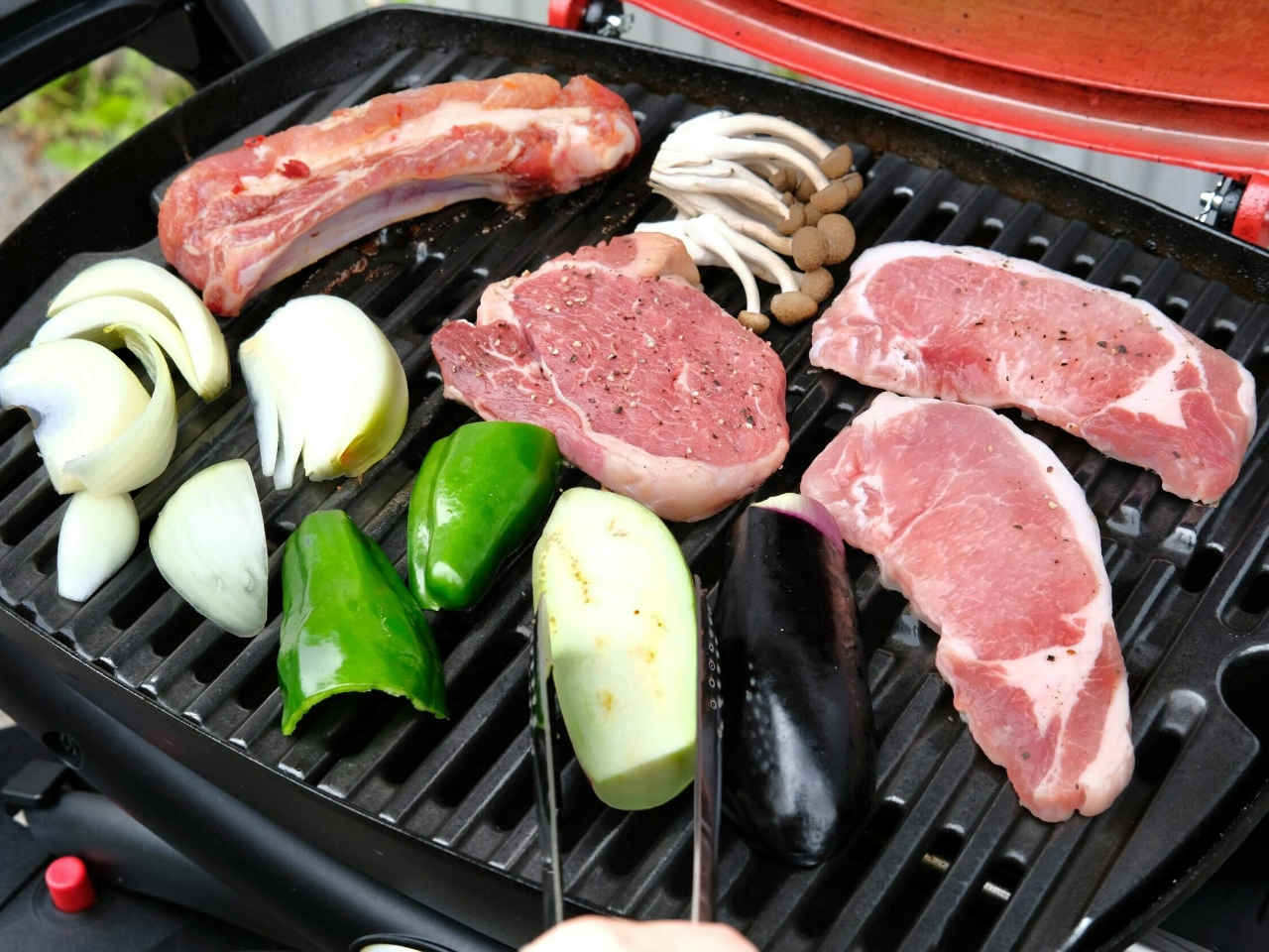 BBQ風景※贅沢プラン2人前の内容になります