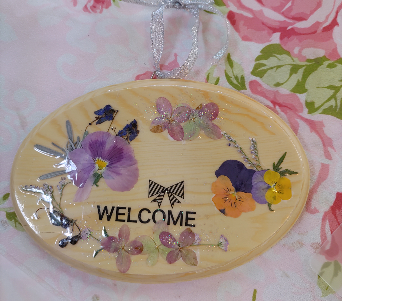 団体様お楽しみコース｜5名～30名様】ボタニカル台紙押し花アート額