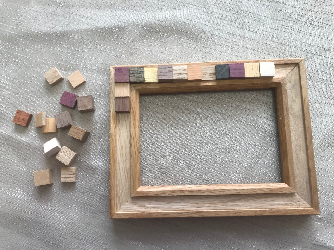 寄木フォトフレーム作り体験☆】オリジナルのフォトフレームを作ろう