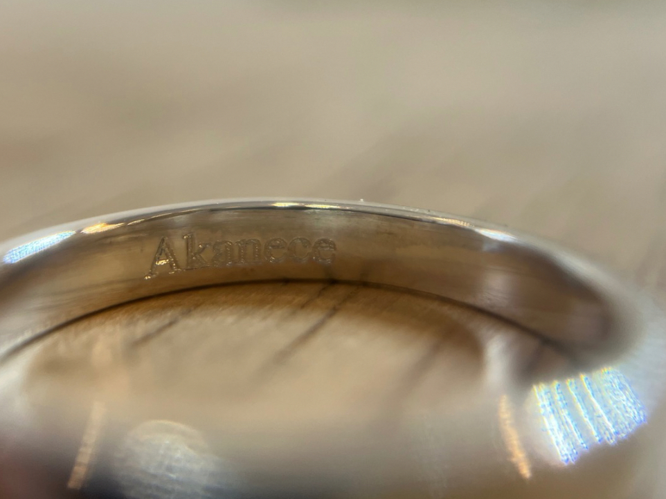 刻印を入れて、世界に一つのオリジナルリングに