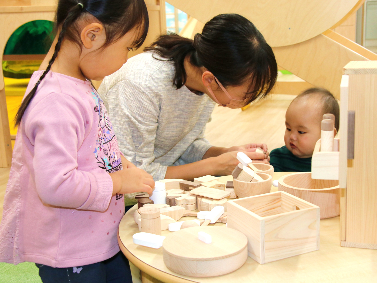 すずらんど 幼児向け遊びゾーン ごっこ遊びスペース