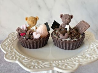 可愛いミニマフィンキャンドル。 プレゼントにもオススメです。