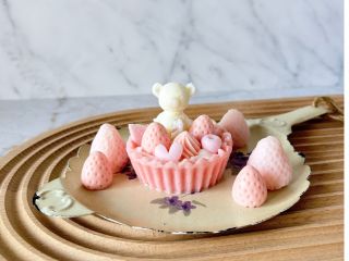 可愛いミニマフィンキャンドル。 プレゼントにもオススメです。