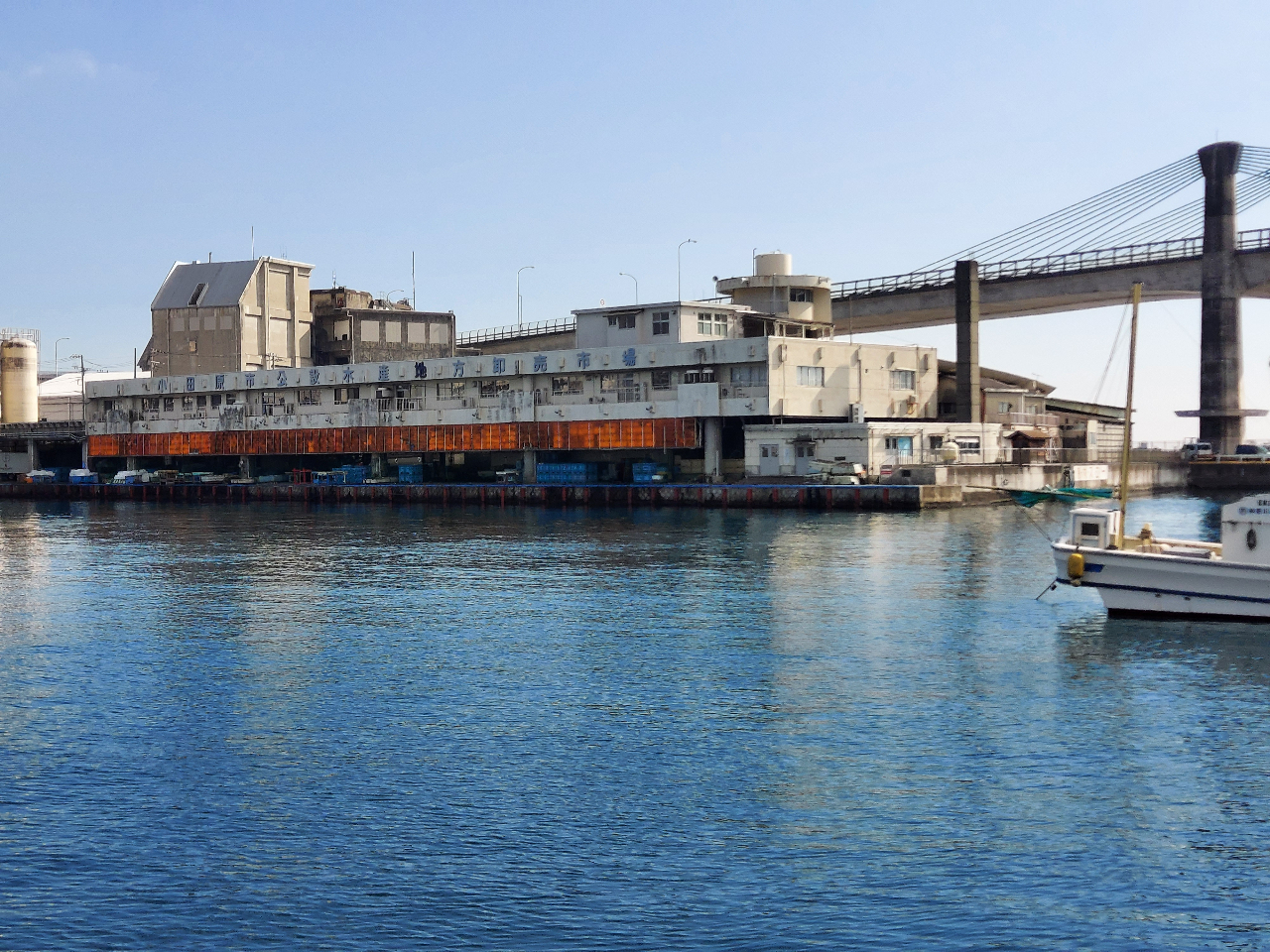 釣り場(小田原魚市場周辺)