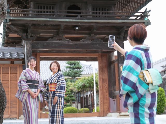 三重県の伝統工芸品『伊勢木綿』の着物を着て手ぶらで『関宿』散策のプラン詳細