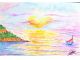 海に沈む夕陽