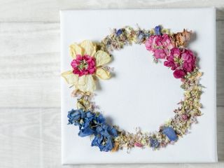 キャンバスフラワーの作品例